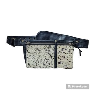 Silence + Noise Cow/Hide Leather Belt Bag